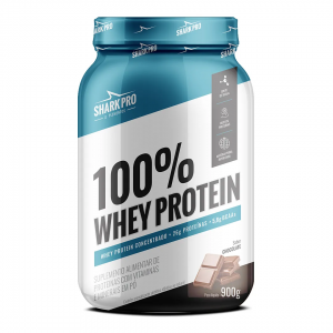100% Whey Protein - Pote 900Gr - Chocolate - Shark Pro